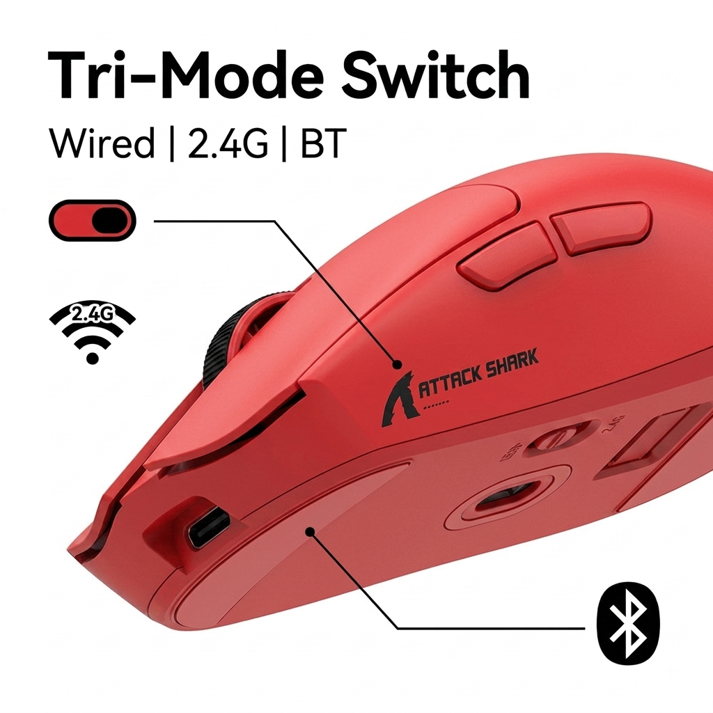 Attack Shark X11 Wireless Gaming Mouse