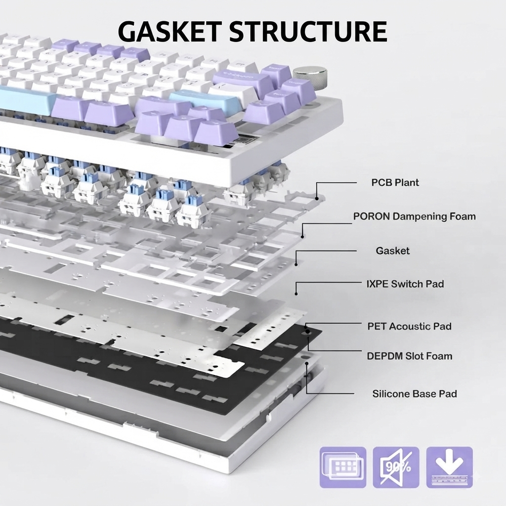 ATTACK SHARK X820 Ultra — Wireless Mechanical Gaming Keyboard