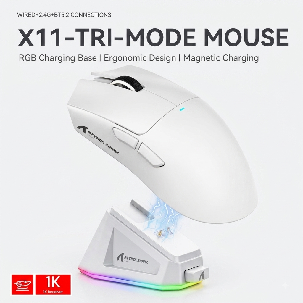 Attack Shark X11 Wireless Gaming Mouse