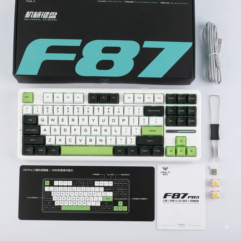 AULA F87 Wireless Mechanical Gaming Keyboard