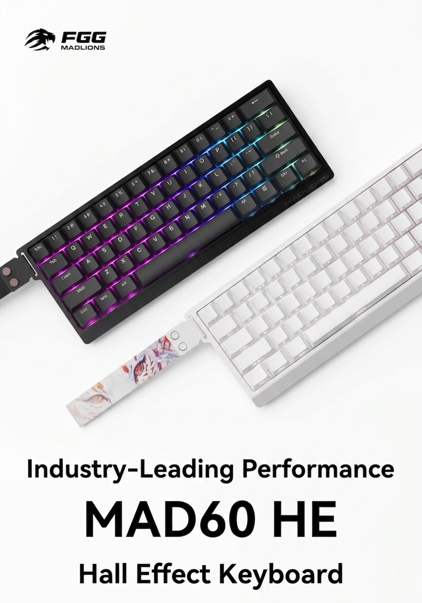 MADLIONS MAD60 HE — Hall Effect Gaming Keyboard