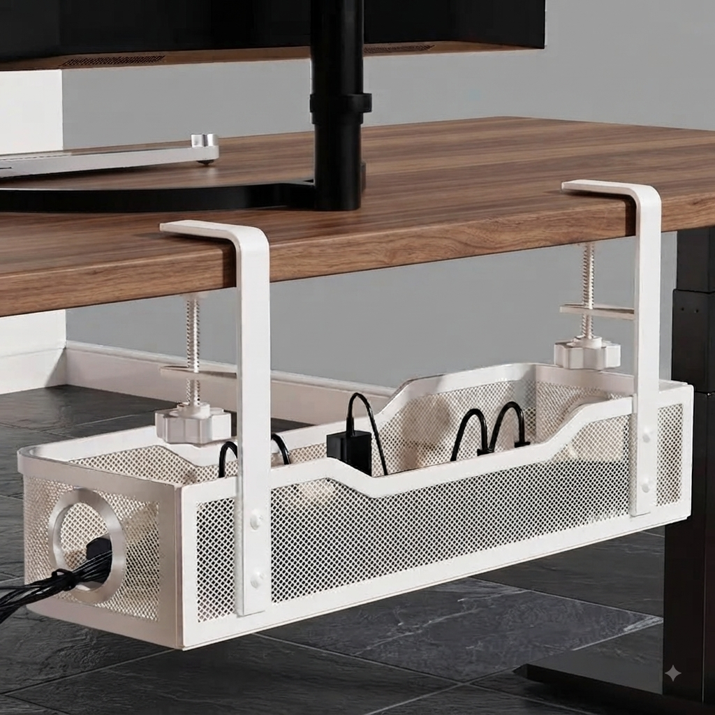 Klickers Under-Desk Cable Management Tray