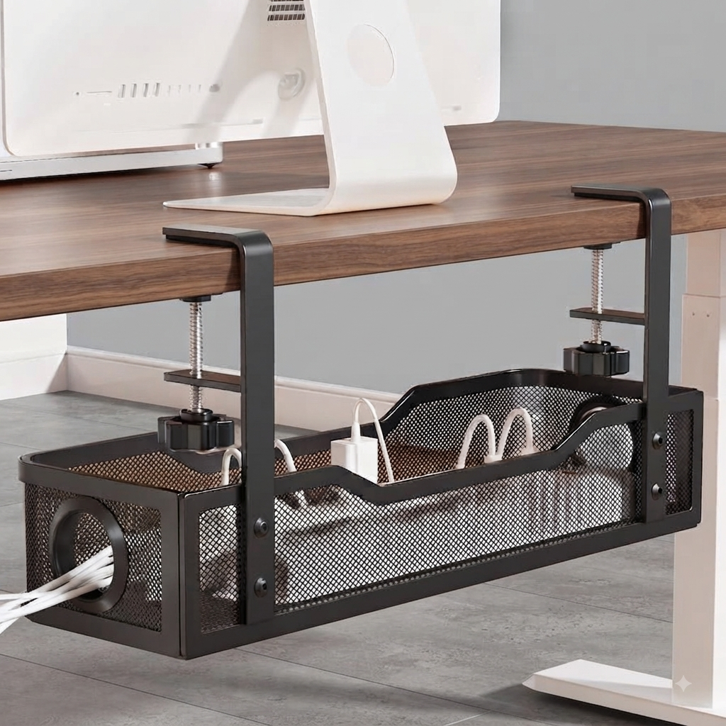 Klickers Under-Desk Cable Management Tray