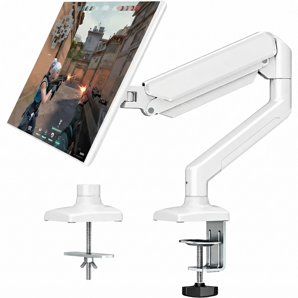 Klickers Single Monitor Gas Spring Arm — 13–32"