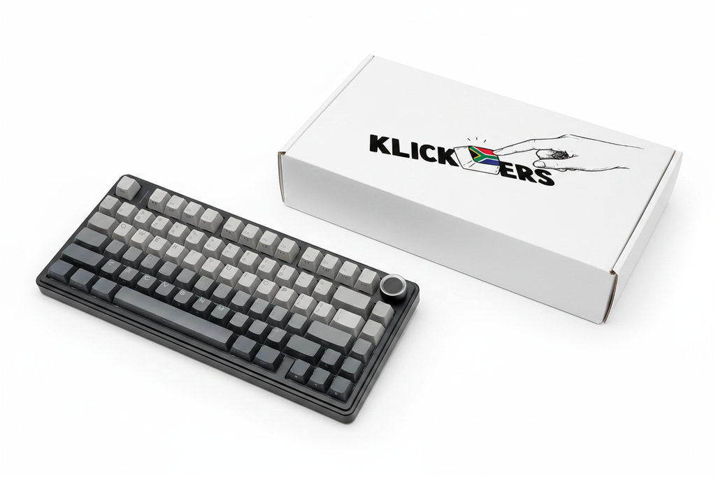 Klickers Grey Keyboard with Branded Box