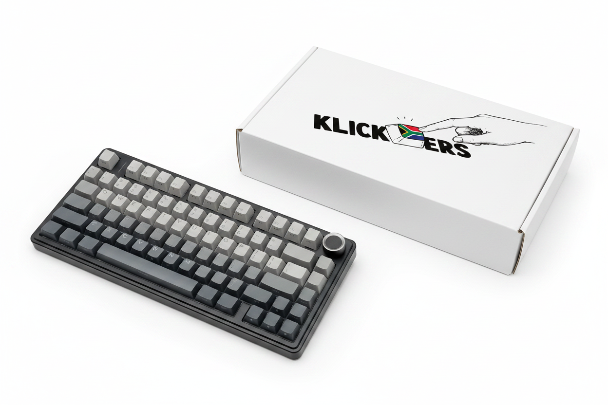 Klickers Grey Keyboard with Branded Box